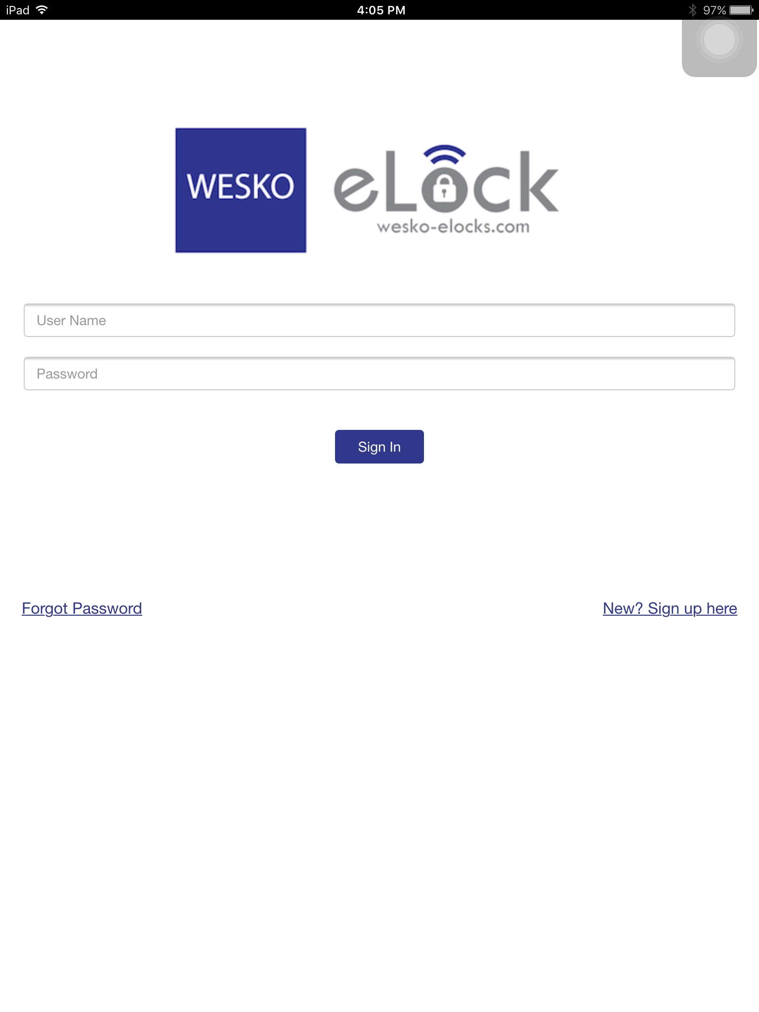 Wesko Lock App screenshot 2