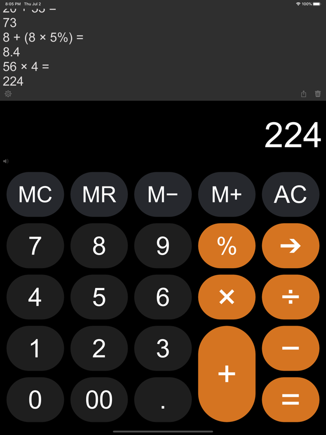‎Calculator Easy HD Screenshot