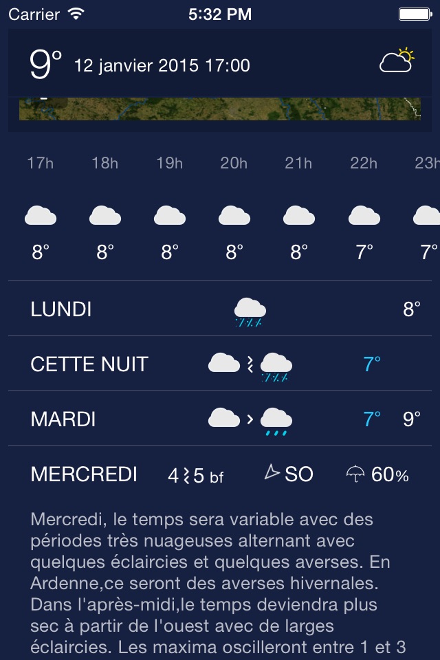 KMI-IRM - Weather for Belgium screenshot 2