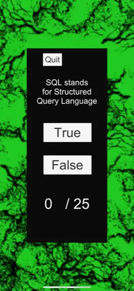 Game screenshot SQL Quiz - 25 Questions mod apk