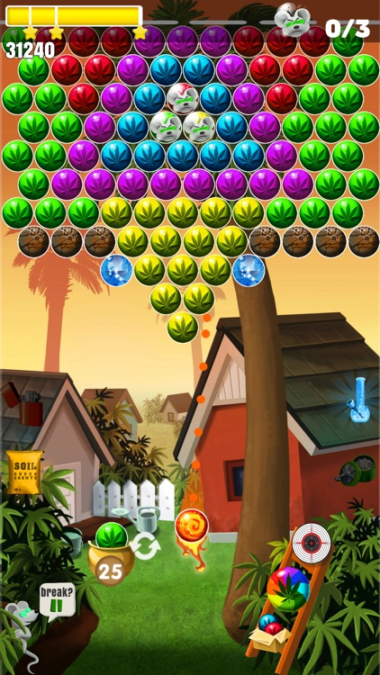 Weed Bubble Shooter Match 3 screenshot-3