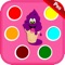 Learning Colors Ice Cream Shop is an interactive app that will make learning colors for kids fun and entertaining