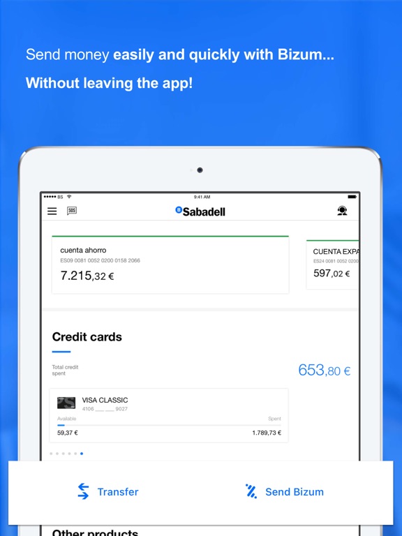 App Banco Sabadell screenshot 3