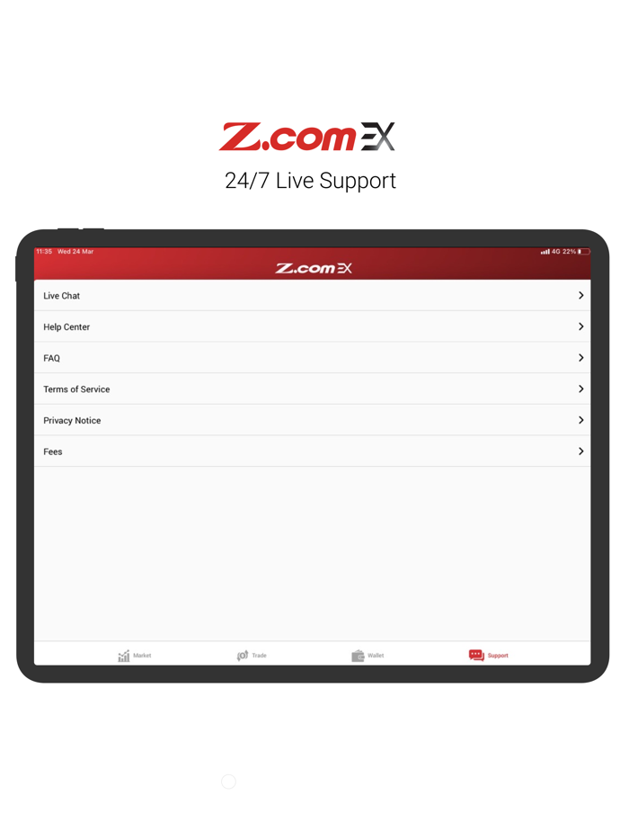 Z.com EX - Buy/Sell Bitcoin