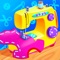 Fashionable educational game for kids who love to sew and come up with outfits