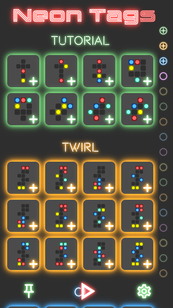 Neon Tags - move me properly