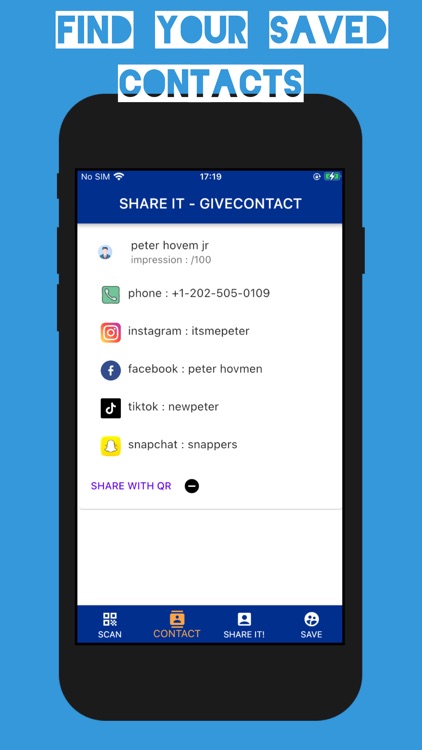 Give & Get contact Share it screenshot-7