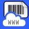 WebScan is a tool that allows you to scan and search barcodes at any internet address