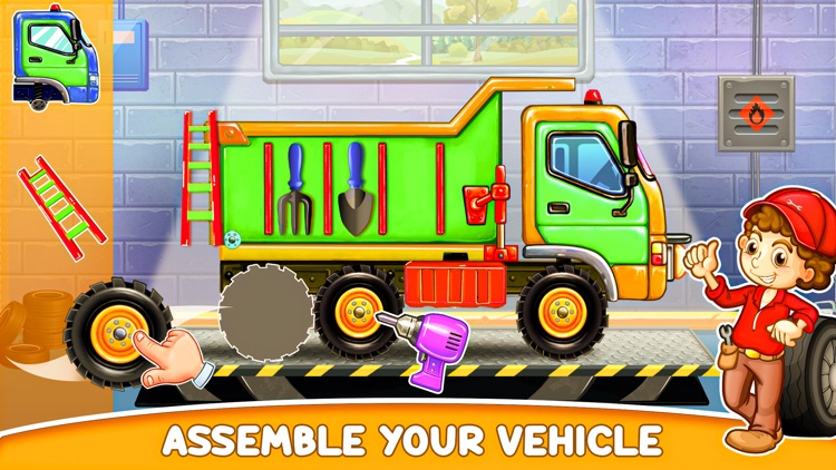 Truck Games for Kids - Builder