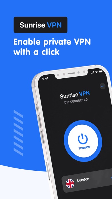 VPN Sunrise Screenshot