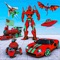 Get ready for futuristic robot battle to demolish alien robots in the city in this robot car game