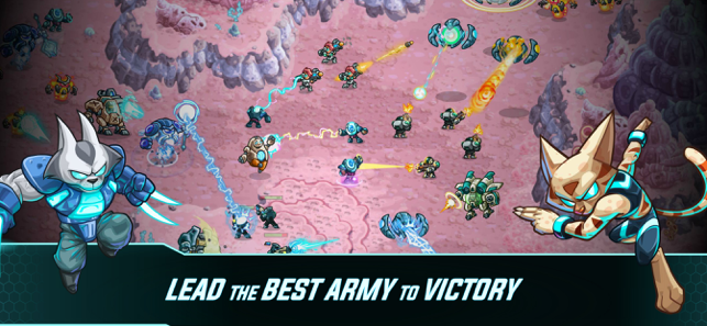 ภาพหน้าจอเกม RTS ของ Iron Marines Invasion