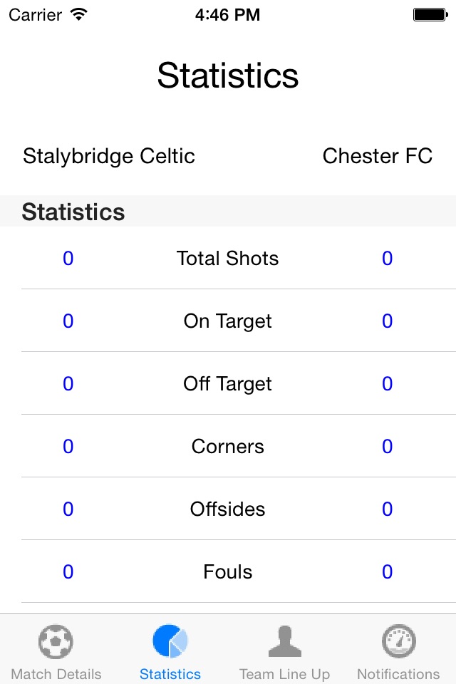 Stalybridge Celtic MatchCentre screenshot 2