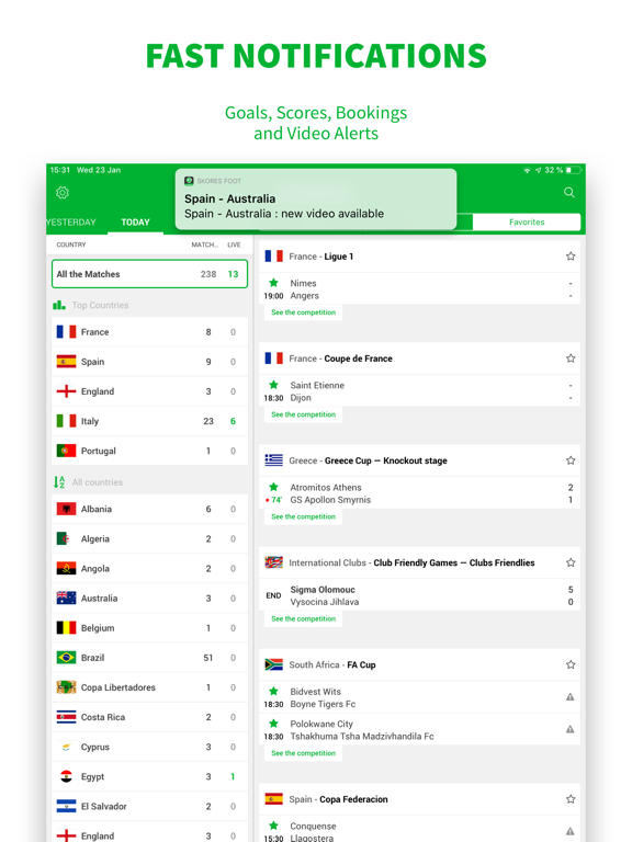 Live Soccer Scores -Skores screenshot 3