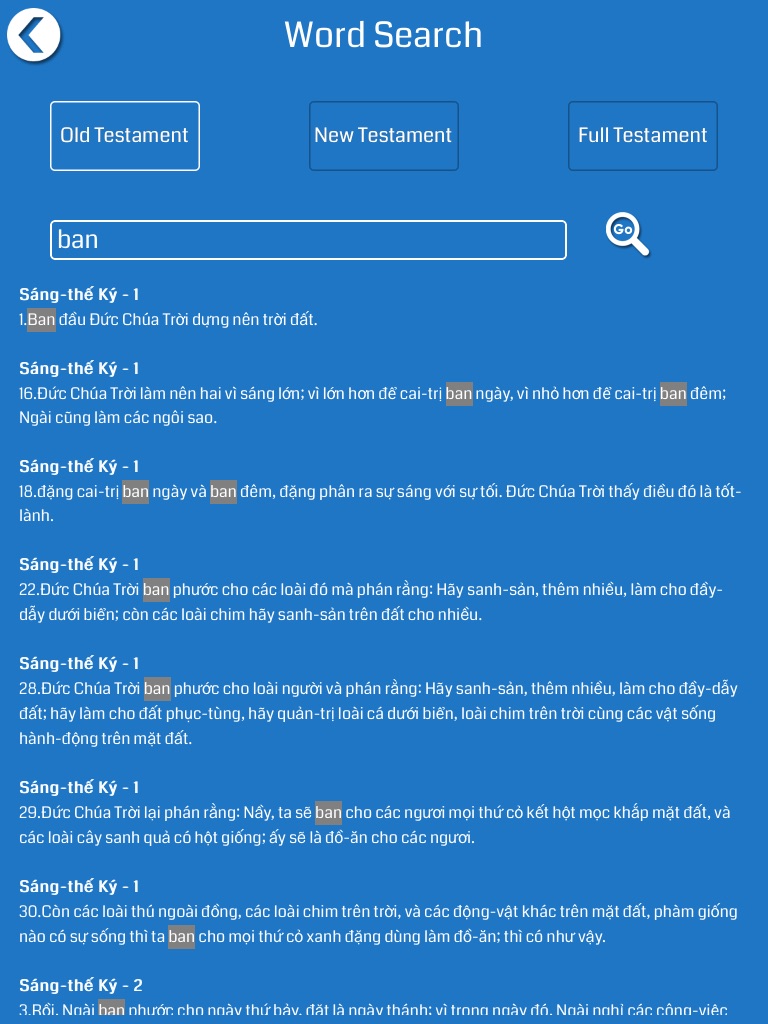 Vietnamese Bible for iPad screenshot 4