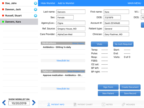 Screenshot #6 pour Mobile Clinician v2