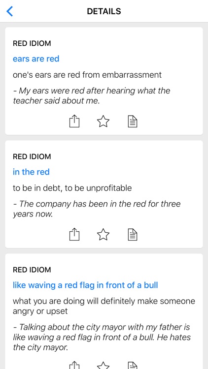 Eyes & Color idioms