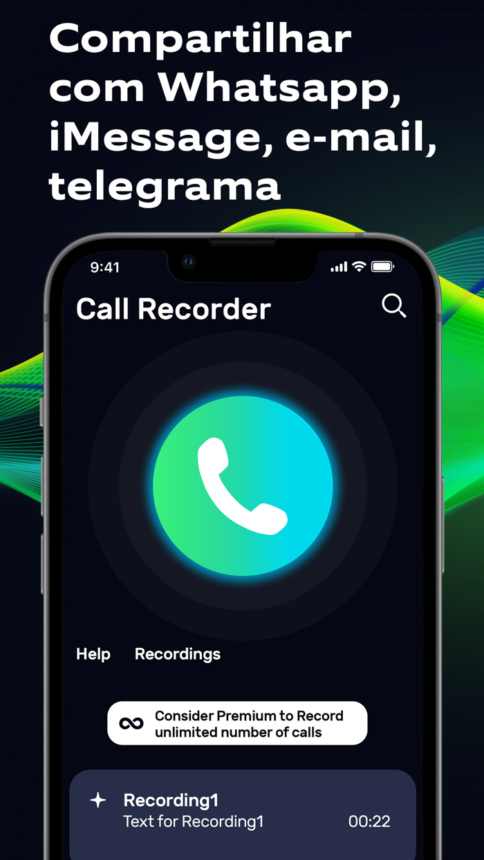 Gravador de Chamadas Mini