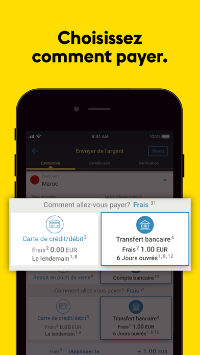 Transfert Western Union® Transfert Western Union®