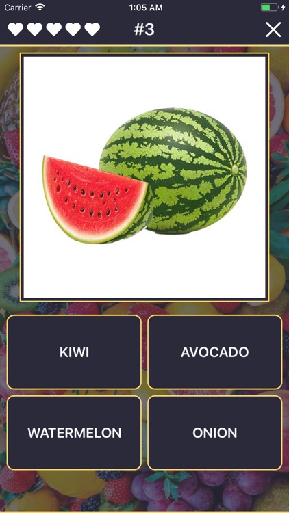 Quiz: Fruits and Vegetables