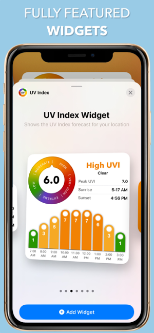 ‎UV Index Widget - Worldwide Capture d'écran