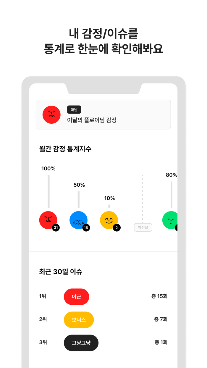 플로이 - 감정일기  다이어리  캘린더