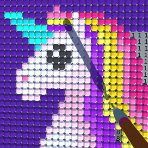 Pixel Art-3D Diamond Paint