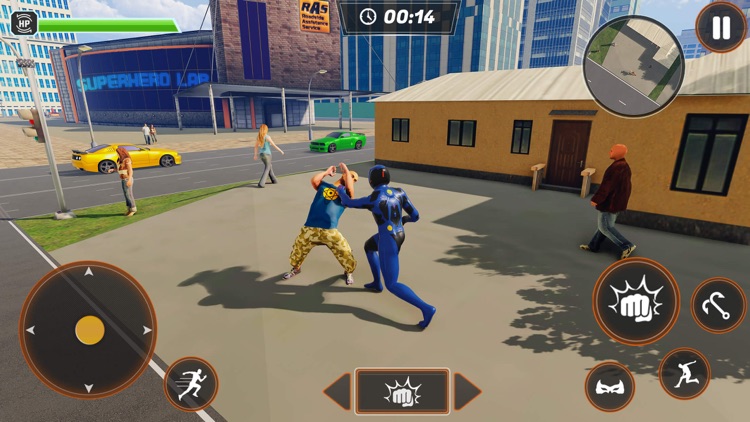 Iron Superhero war Real Heros screenshot-4