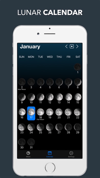 Lunar Phase Widget Screenshot