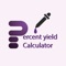 Percent yield calculator is a very useful tool for students of chemistry