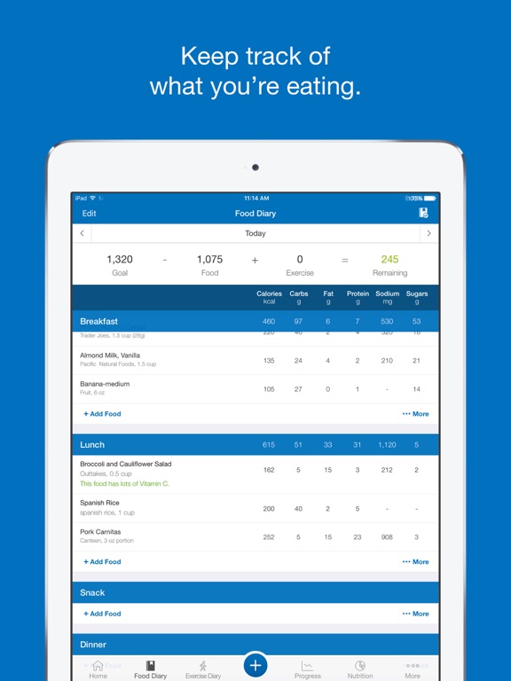 MyFitnessPal: Calorie Counter Ipad images