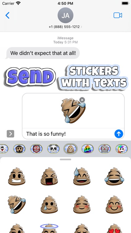 Sticky 'Moji: Poop Stickers screenshot-5