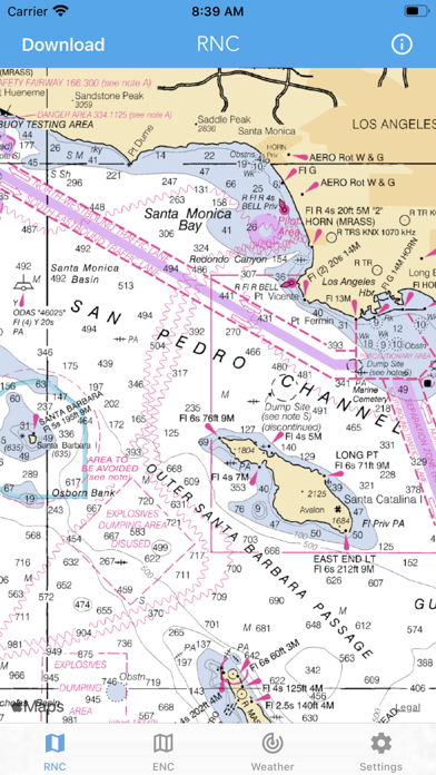 Nautical Charts & Maps Screenshot