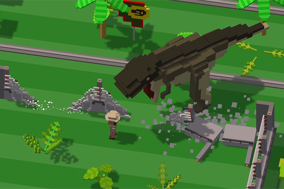 Jurassic Hopper: Crossy World screenshot 2