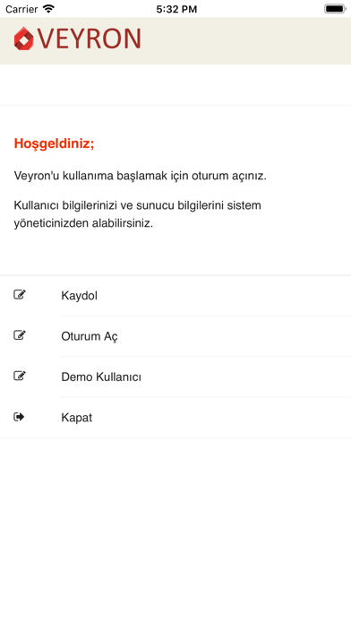 How to cancel & delete Veyron Türkçe Muhasebe Program from iphone & ipad 1