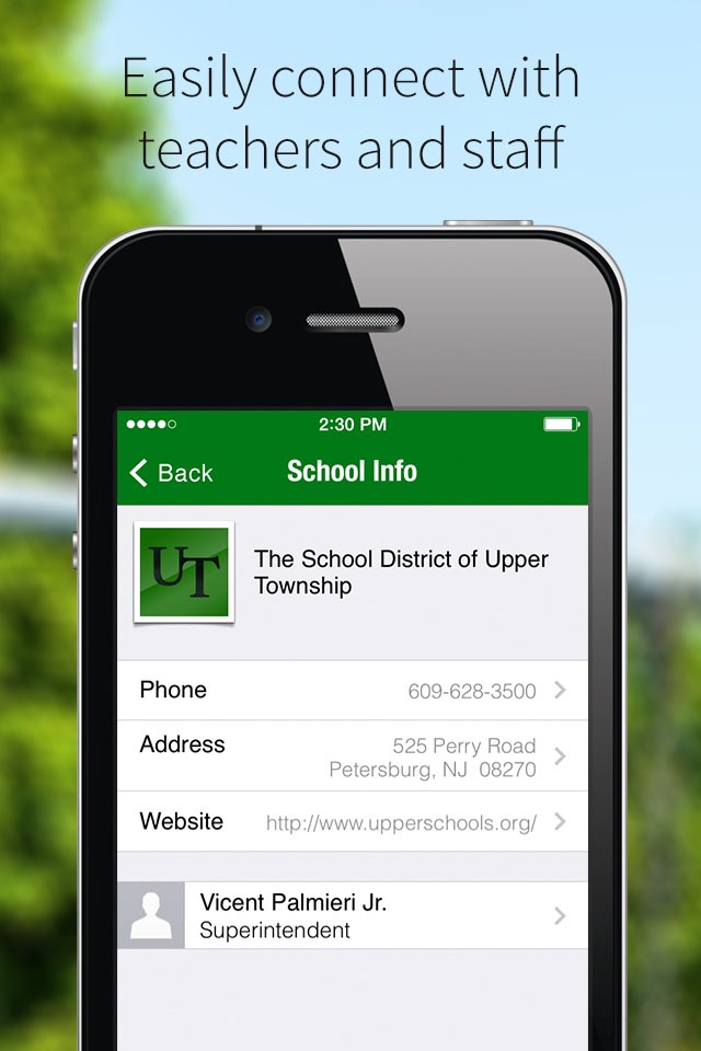 Upper Township School District screenshot 2