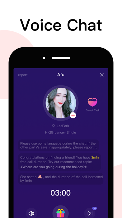 LesPark-纯女性视频语音交友聊天软件 screenshot 4