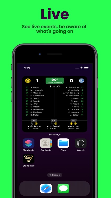 Standings Widget screenshot-5