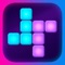 The addictive block game in retrowave style