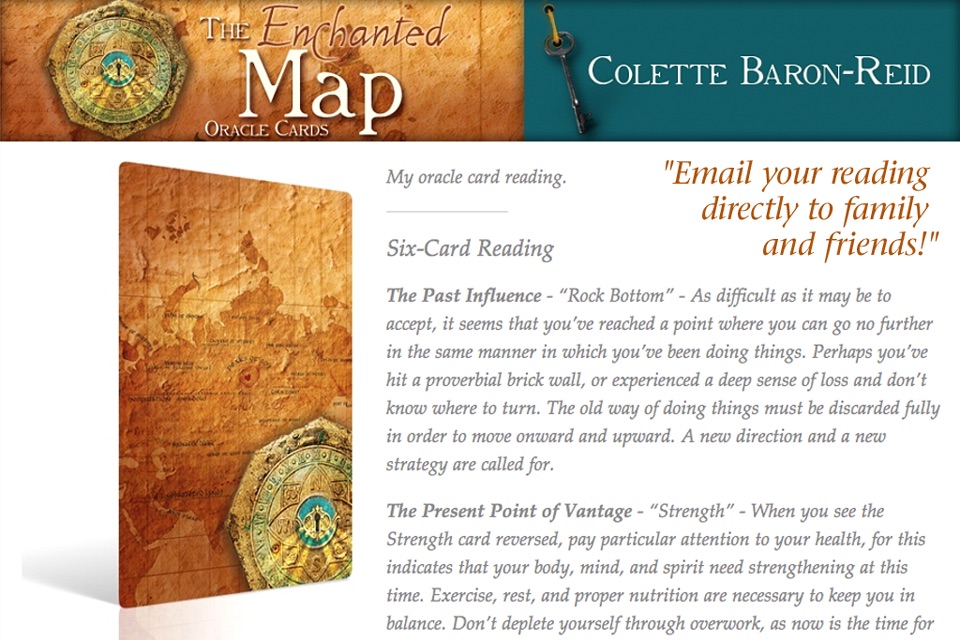 The Enchanted Map Oracle Cards screenshot 3