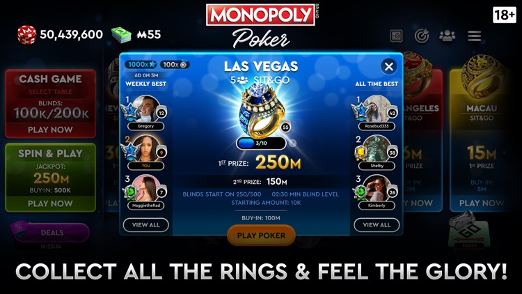 MONOPOLY Poker - Texas Holdem screenshot-3