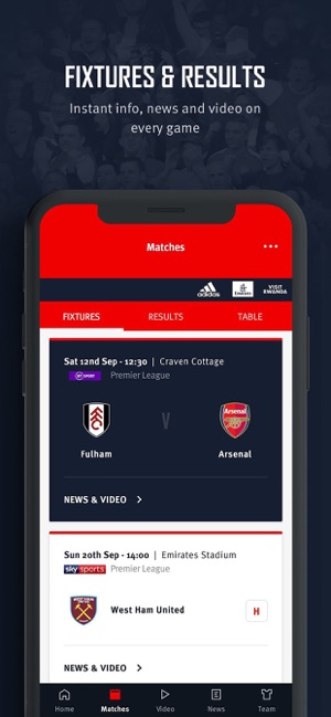 Arsenal Official App