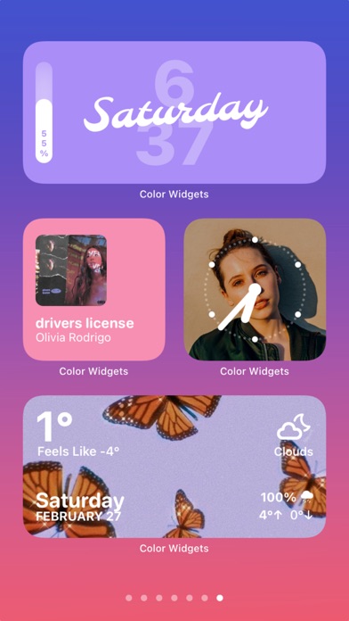Color Widgets: Icône & Widgets