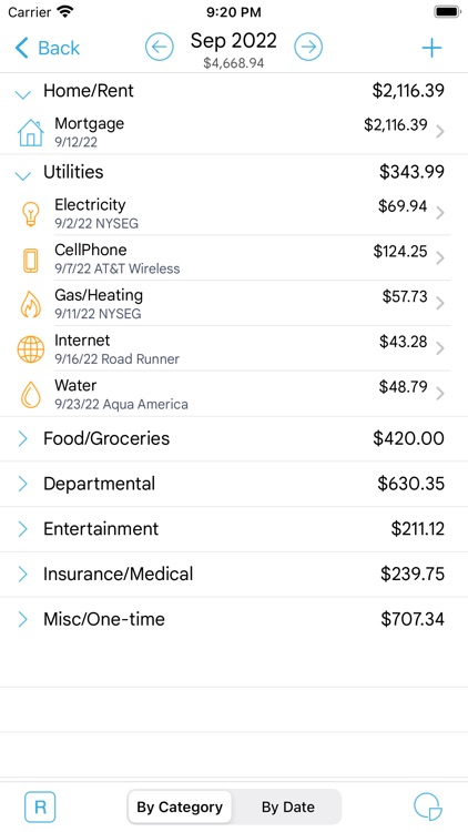 HomeBudget Lite (w/ Sync)