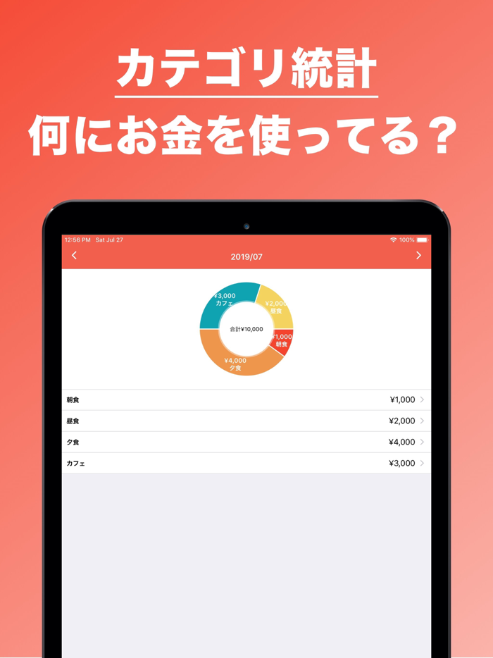 食費管理  食費に特化した家計簿！