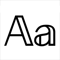 App Icon for Fonts App in Albania IOS App Store