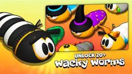wacky worms: diamond rush iphone screenshot 3