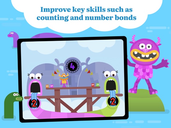 Teach Monster Number Skills screenshot 3