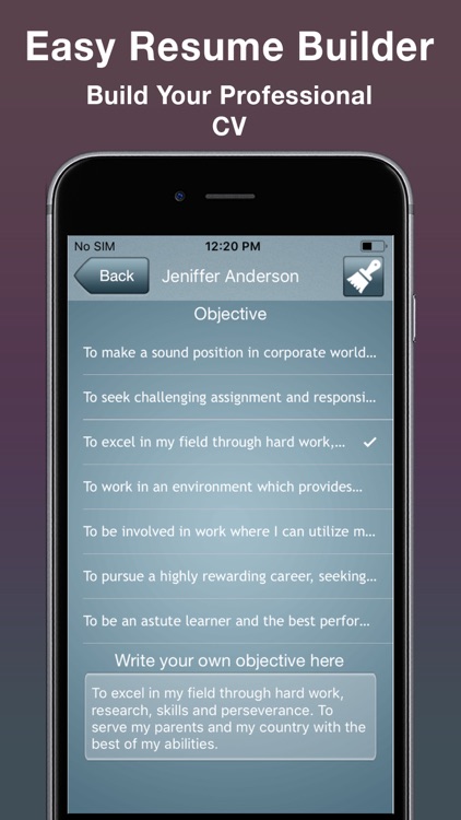 Easy Resume Builder : CV Maker screenshot-5