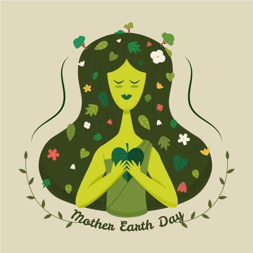 Mother Earth Day Stickers